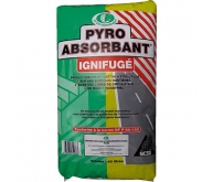 Absorbant végétal ignifugé